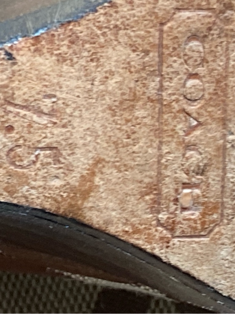 Coach Brown Signature Canvas Peep-Toe Heels with Gold Hardware - Picture 13 of 13